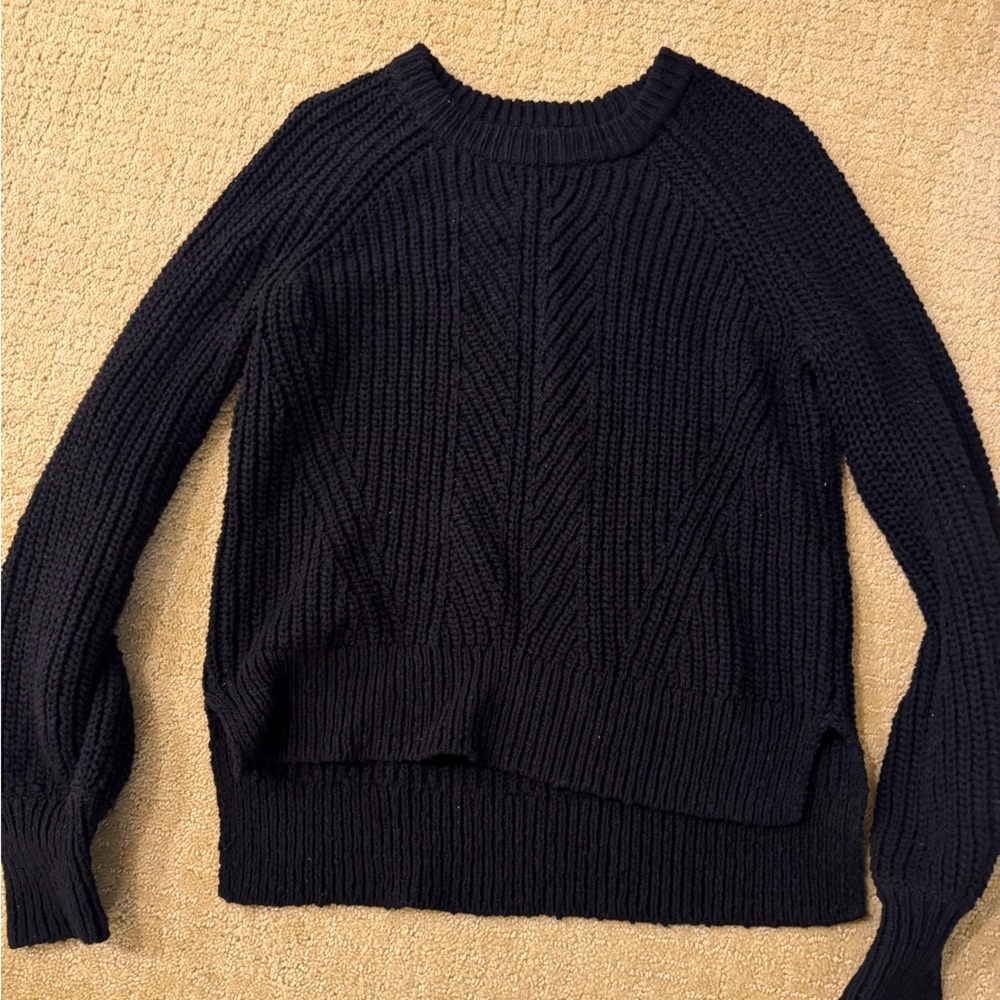 Madewell balloon-sleeve pullover sweater